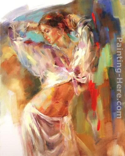 Dancing With the Sun painting - Anna Razumovskaya Dancing With the Sun art painting